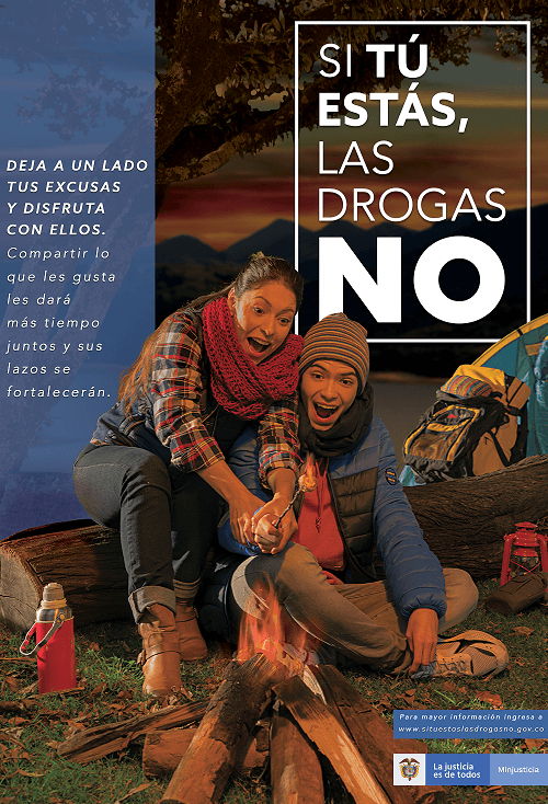 Si tu estas las drogas no - campaña