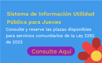 Sistema de información de utilidad pública, exclusivo para jueces